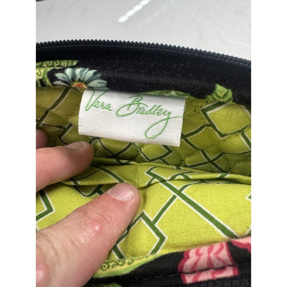 Vera Bradley Tropical Floral Quilted Travel Wallet Crossbody Organizer Bag - Picture 7 of 12
